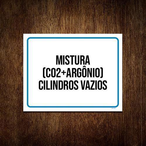 Imagem de Placa Mistura C02 Argônio Cilindros Vios 18X23 10Un