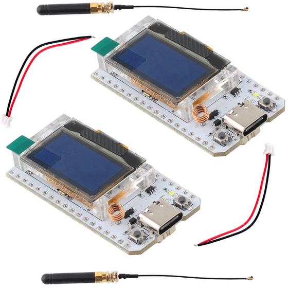 Imagem de Placa OLED LoRa ESP32 915MHz - 8MB Flash - 2 Unidades - Compatível com Arduino LoRaWAN