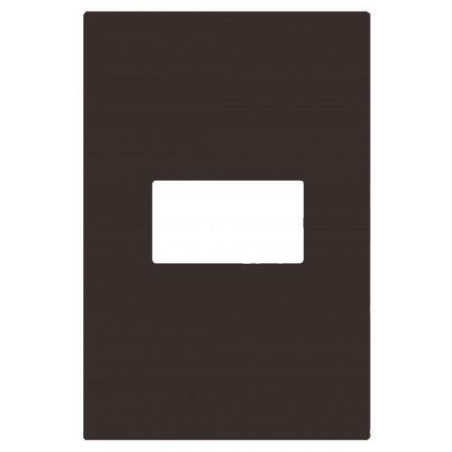 Imagem de Placa Para 1 Modulo Horizontal Com Suporte 4X2 Brs12407-9Ch.