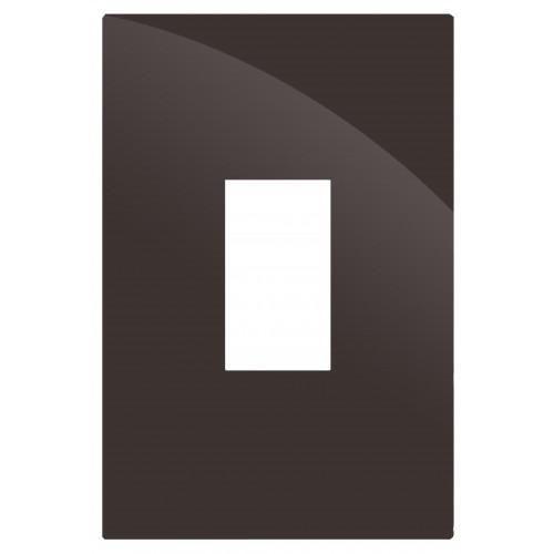 Imagem de Placa Para 1 Modulo Vertical Com Suporte 4X2 Brg11496-0Ch.