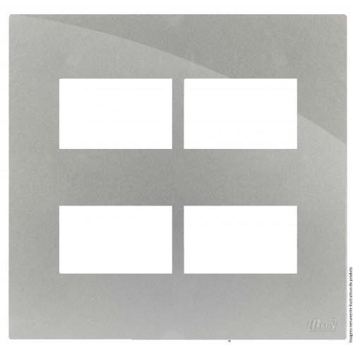 Imagem de Placa Para 4 Modulos Separados Com Suporte 4X4 Brg11584-3Pr.
