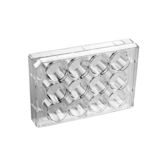 Placa Para Cultivo De Células 12 Poços Fundo Chato - KASVI - Vasos ...