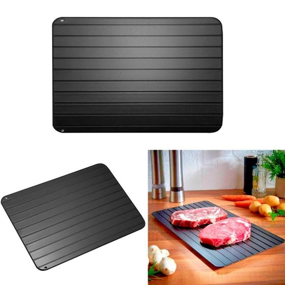 Imagem de Placa Para Descongelar Carnes E Peixes Em Tempo Recorde