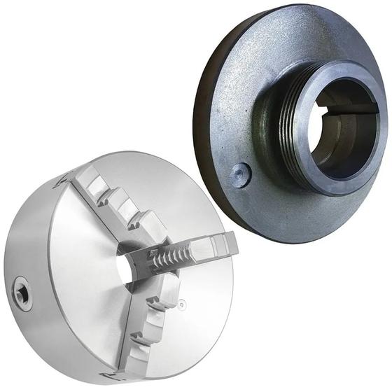 Imagem de Placa para Torno Universal 400mm + Flange 400mm - Rosca 114,17