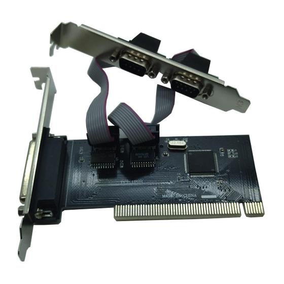 Imagem de Placa Pci 2 Portas Seriais Db9 1 Pararelo Ieee1284 Lt-P24556