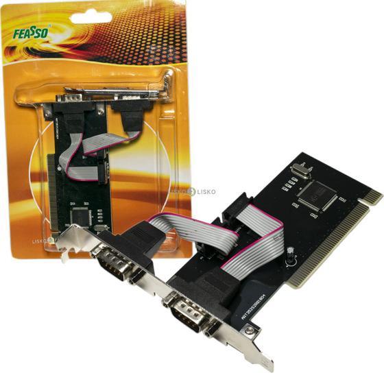 Imagem de Placa PCI c/ 2 Serial Perfil Baixo Feasso JPSS-01