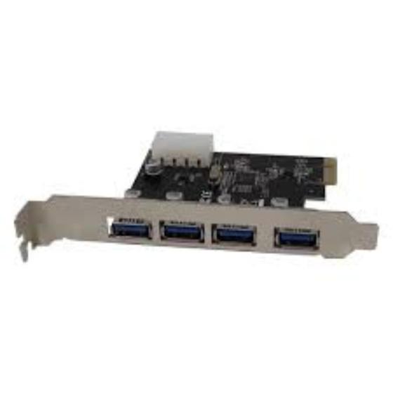 Imagem de Placa PCI-E USB3.0 5gbps com 4 portas - Dex 9525