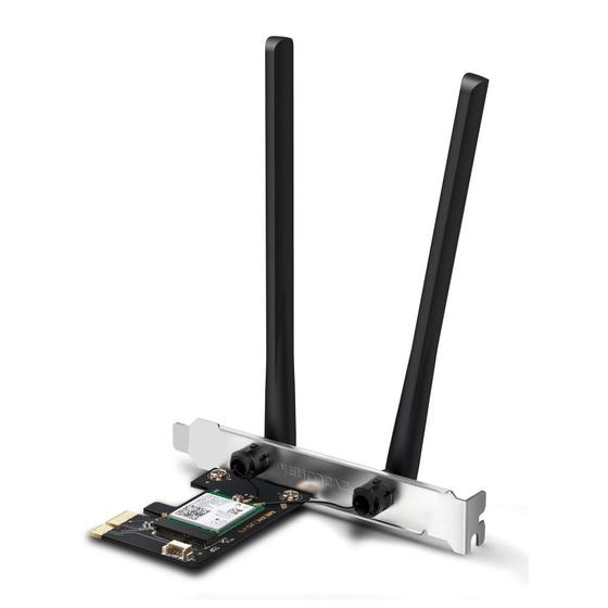 Imagem de Placa pci-e wifi 6/bluetooth ax3000 mercusys ma80xe