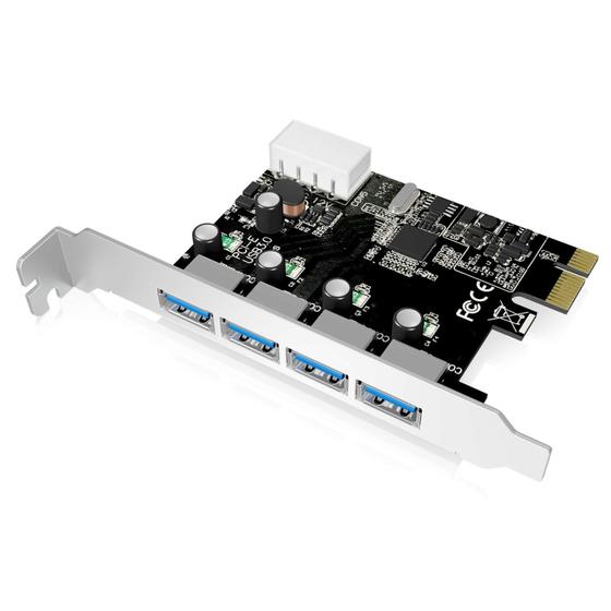 Imagem de Placa Pci Express 4 Saidas Usb 3.0 F-New