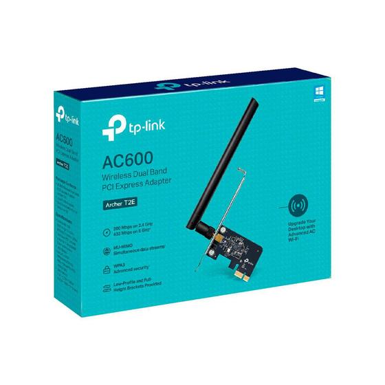 Imagem de Placa Pci-express Ac600 Tp-link Archer T2e Dual Band Wireless