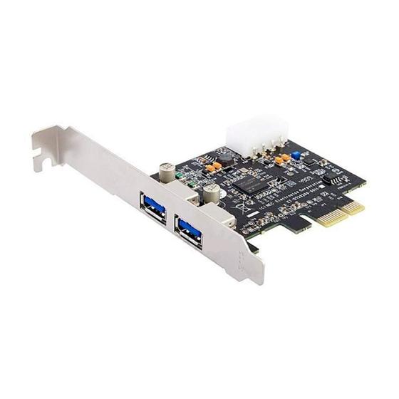 Imagem de Placa Pci Express Com 2 Portas Usb 3.0