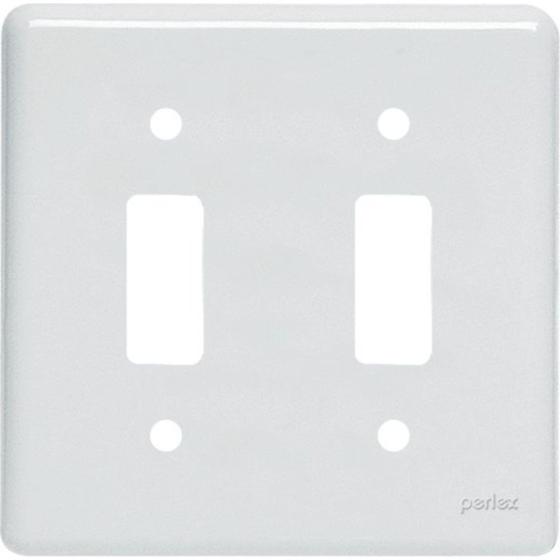 Imagem de Placa Perlex Branca 4X4 (1 Saida+1 Saida) 23Pl11