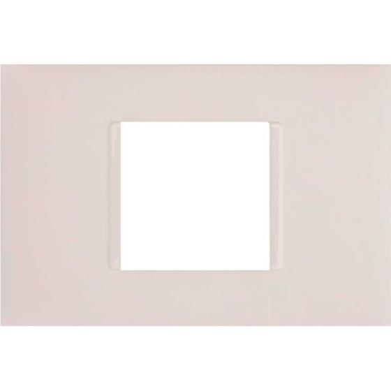 Imagem de Placa Pial Plus+ Branca 4X2 (2Modulo) 618502Bc