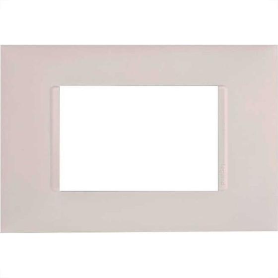 Imagem de Placa Pial Plus+ Branca 4X2 (3Modulo) 618503Bc