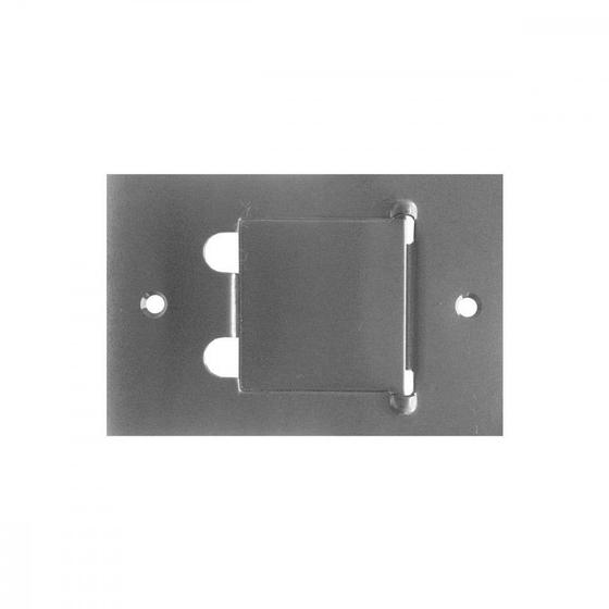 Imagem de Placa Piso Aluminio 4X2 Para 2 Rj  Pa42Rj