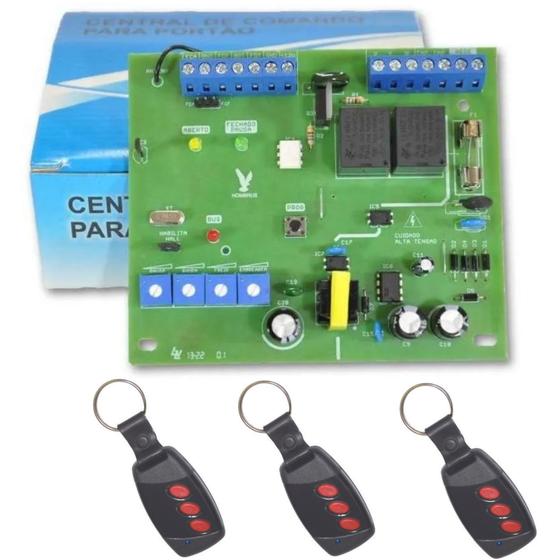 Imagem de Placa portão central Pcx-30 hombrus +3 controle  Sensor Hall