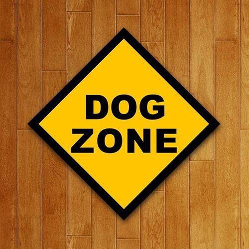 Imagem de Placa Quadro Decorativo Pet - Dog Zone - Cachorro (27X27)