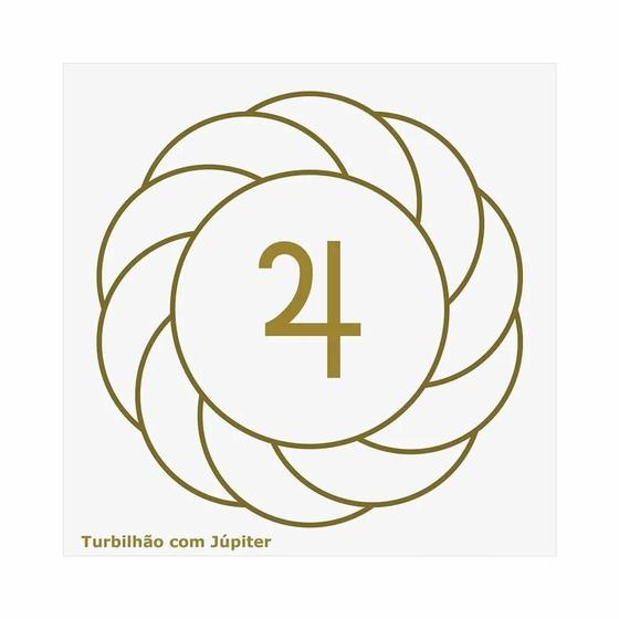Imagem de Placa radionica 14cm - turbilhao com jupiter