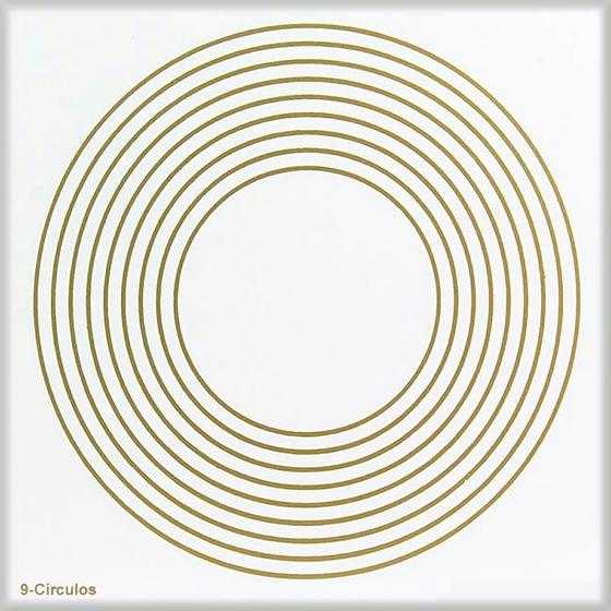 Imagem de PLACA RADIÔNICA 9-círculos - RADIESTESIA