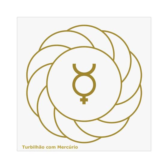 Imagem de Placa Radiônica Turbilhão Com Mercúrio