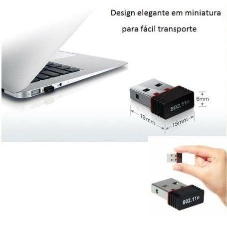 Imagem de Placa rede sem fio adaptador USB antena excelente para navegar a internet