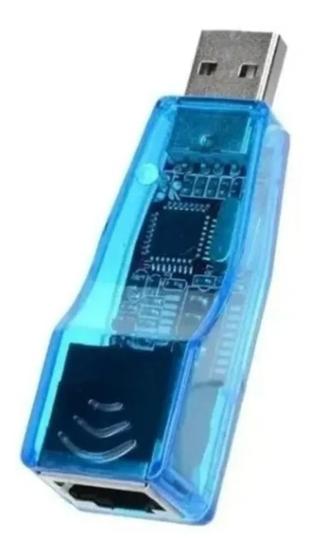 Imagem de Placa Rede Usb Externa Rj45 Adaptador Usb Ethernet 10/100