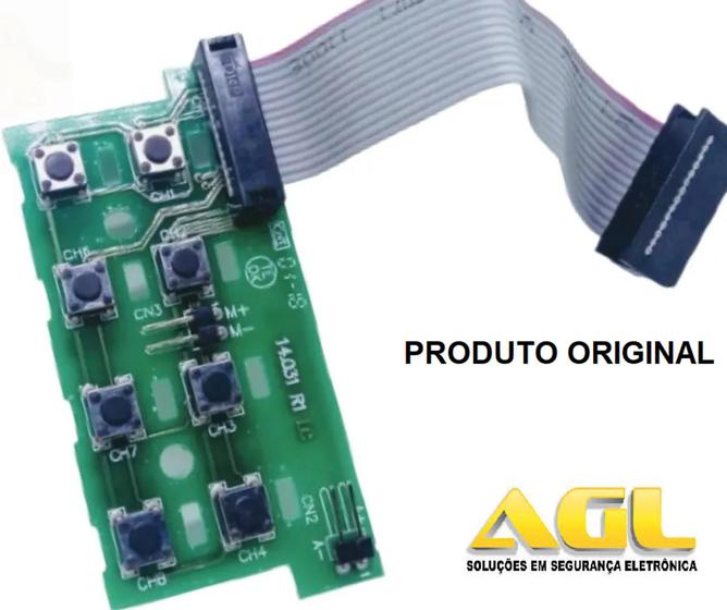 Imagem de Placa Régua Avulsa Compativel Com Porteiro Agl 8 Pontos S300  3629