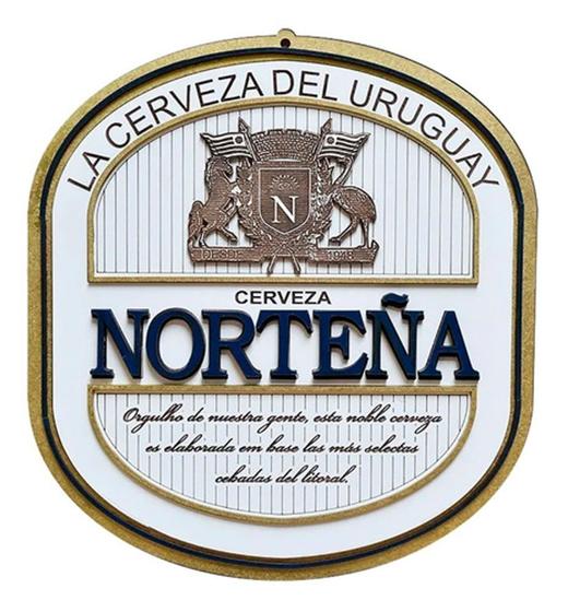 Imagem de Placa Relevo Nortena, Cerveja, Bar, Churraqueira, Decoração 29 cm