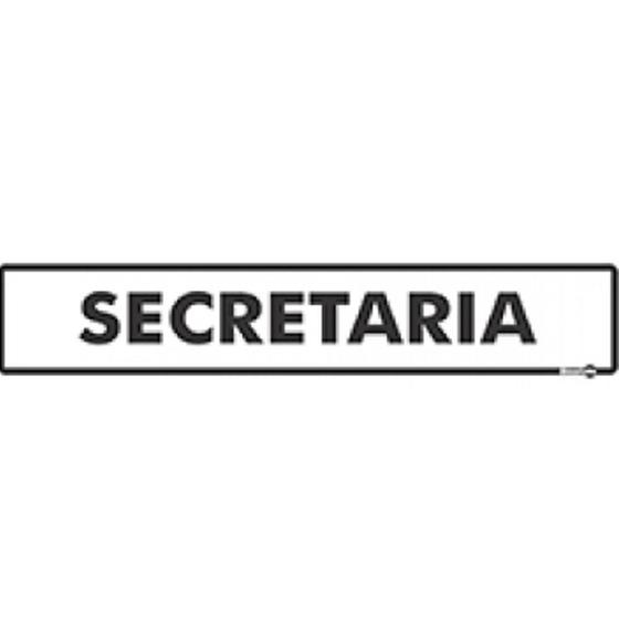 Imagem de Placa Secretaria 30 x 6,5 Cm PS160 Encartale