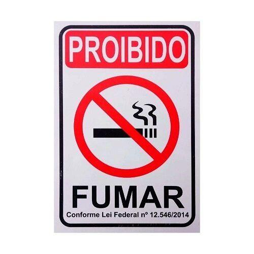 Placa Sinalizacao 30x20 Proibido Fumar Pacific Flowers Menor preço em Placa Sinalizacao 30x20 Proibido Fumar Pacific Flowers