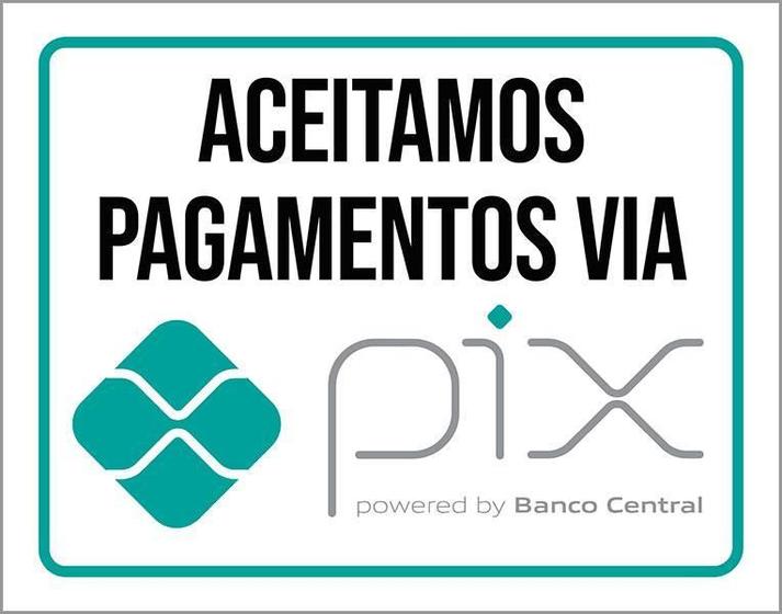 Imagem de Placa Sinalização - Aceitamos Pagamentos Px 36X46