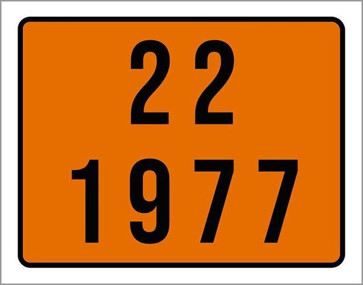 Imagem de Placa Sinalização Indicativa 22 1977 27X35