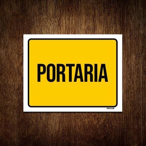 Imagem de Placa Sinalização - Portaria Amarela 18X23