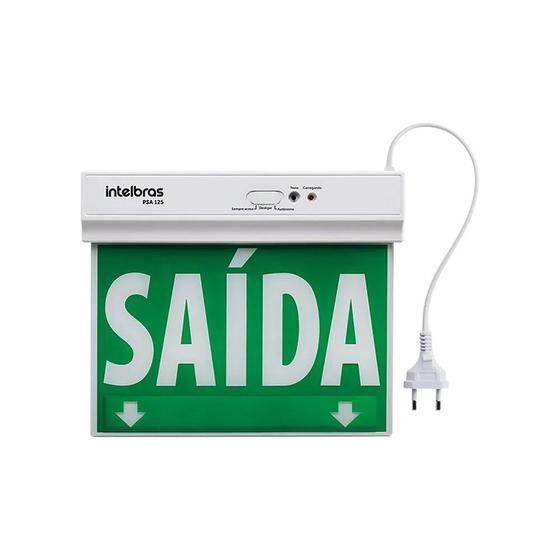 Imagem de Placa sinalização PSA 125 para sinalizar as rotas de fuga