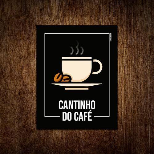 Imagem de Placa Sinalização - Setor Cantinho Do Café 18X23