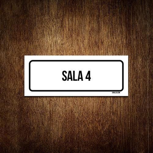 Imagem de Placa Sinalização - Setor Sala 4 (23X9)