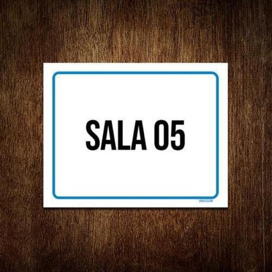 Imagem de Placa Sinalização ul Sala 5 36X46