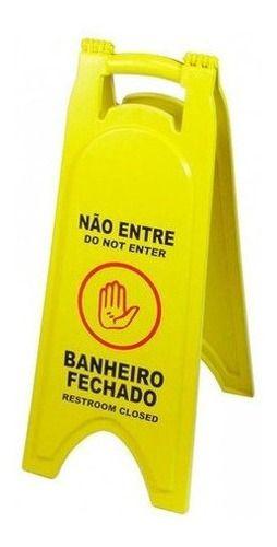 Imagem de Placa Sinalizadora Banheiro Fechado