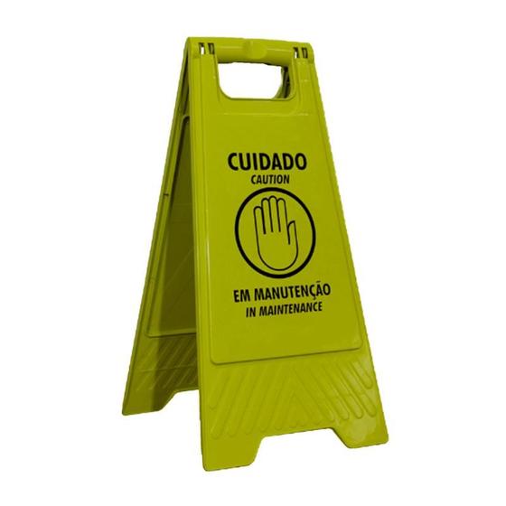 Imagem de Placa sinalizadora em manutencao certec