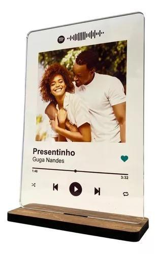 Imagem de Placa Spotify Interativa - Personalize A Sua!