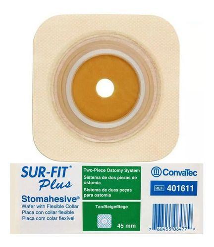 Imagem de Placa Sur-fit Plus Com Micropore 45mm 10 Unidades Convatec 