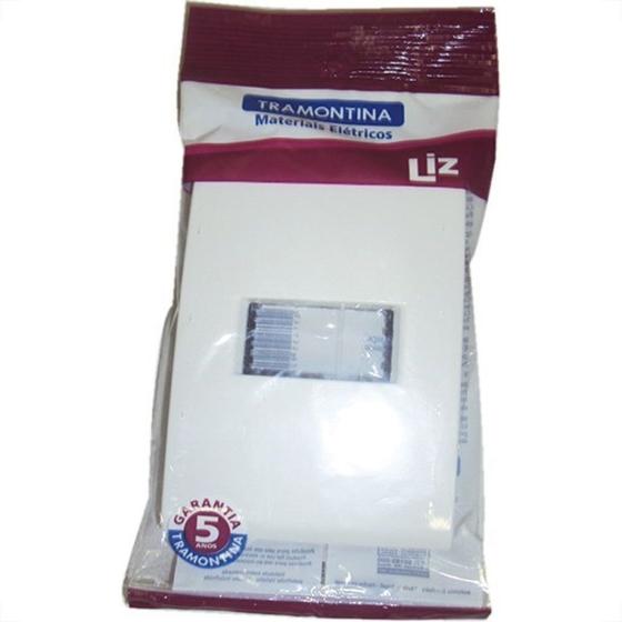 Imagem de Placa Tramontina Liz 4X2 (1 Modulo Horizontal)