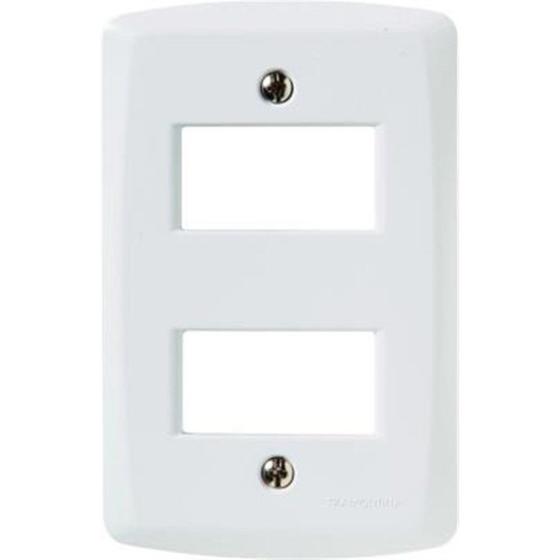 Imagem de Placa Tramontina Lux 4X2 (2 Modulos Distanciadas)