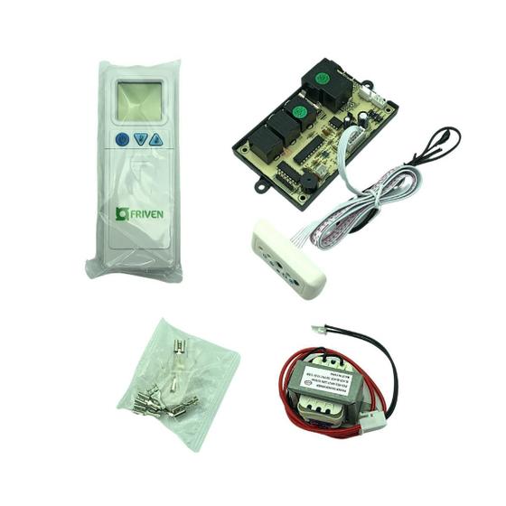Imagem de Placa Universal Ar Cond Com Led + Controle Remoto Split 220V