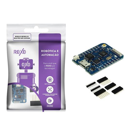 Imagem de Placa Wemos D1 Mini Pro Wi-fi Esp8266 - RoXo