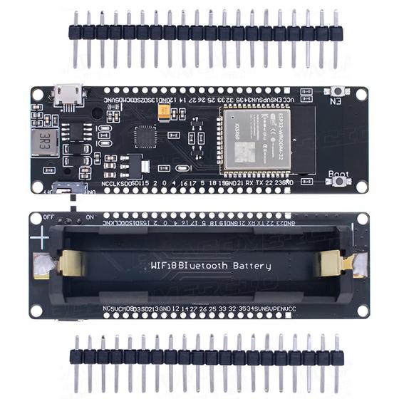 Imagem de Placa Wifi e Bluetooth Esp32 Doit Devkit Com Suporte Bateria