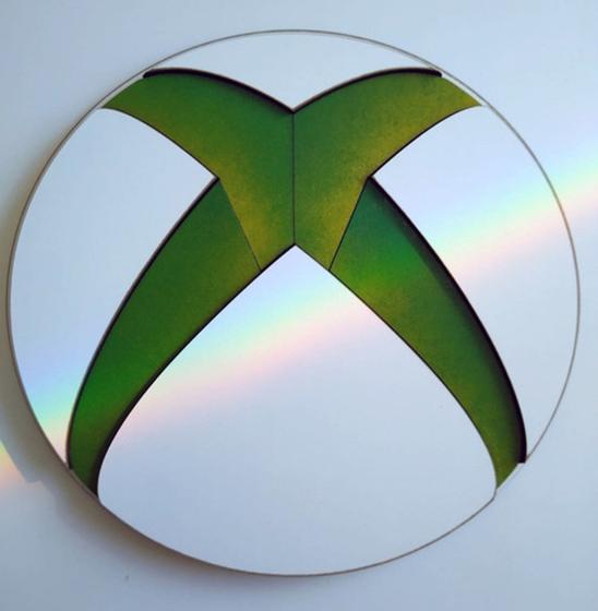 Imagem de Placa Xbox Em Relevo, Decoração Gamer, Streamers 44cm