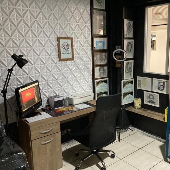 Imagem de Placas 3d Autoadesiva Revestimento De Parede  Kit Com 103