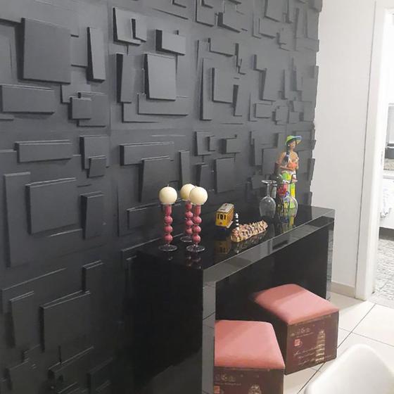 Imagem de Placas 3d Autoadesiva Revestimento De Parede  Kit Com 154