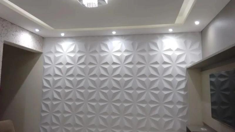 Imagem de Placas 3d Revestimento De Parede 50x50  Kit Com 31